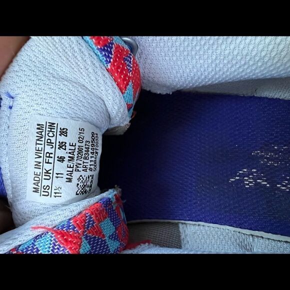 Adidas Men's ZX FLUX WEAVE Shoes Night Flash Multicolor B34473 Size 11.5 US - Picture 7 of 7